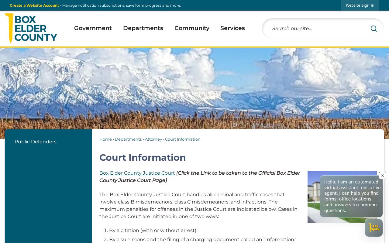 Box Elder County court docket court-type comparison